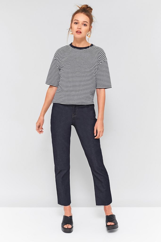 Urban Outfitters Striped Boxy T-Shirt | Urban Outfitters UK