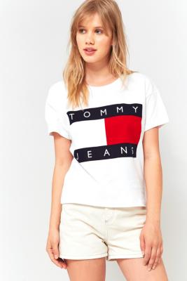 tommy hilfiger white t shirt womens