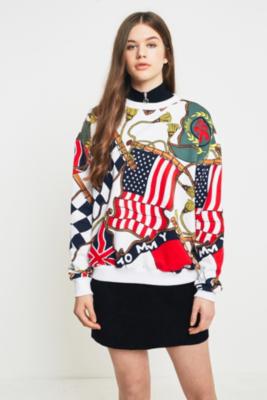 capsule collection flag print sweatshirt