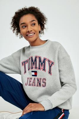 tommy jeans 90s sweatshirt grey