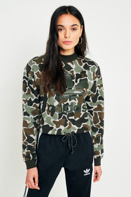 adidas camo trefoil hoodie