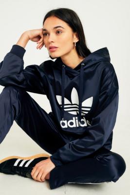 adidas satin hoodie