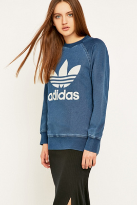 adidas denim sweatshirt