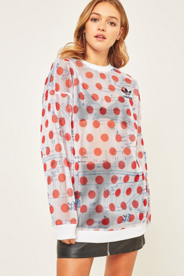 adidas polka dot sweatshirt