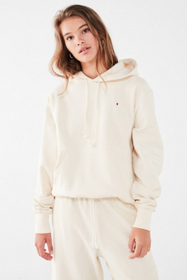 urban outfitters white champion hoodie