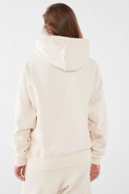 champion & uo cream reverse weave hoodie