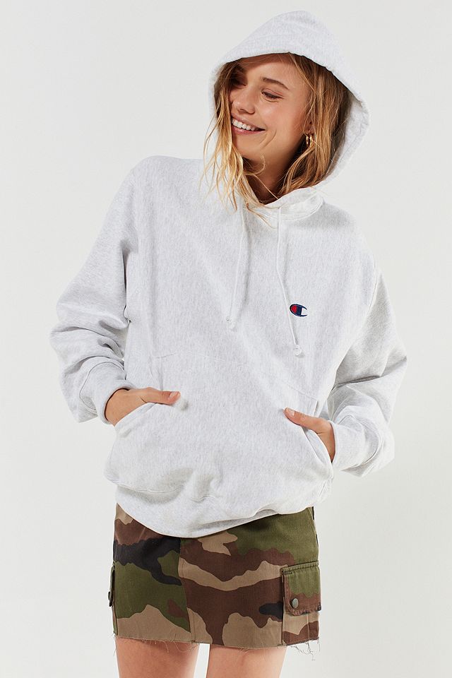 Champion Grey Reverse Weave Hoodie | Urban Outfitters UK