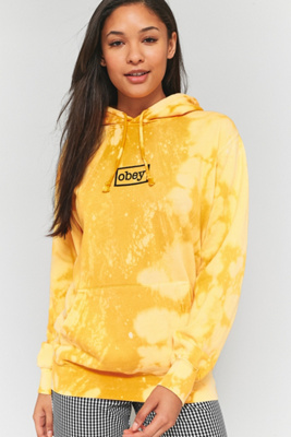 obey yellow hoodie