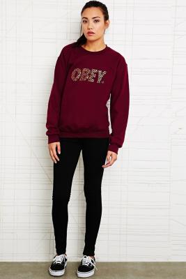 maroon obey hoodie