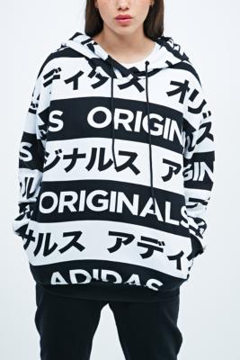 adidas typo hoodie