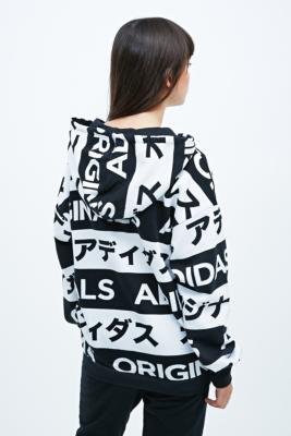 adidas typo hoodie