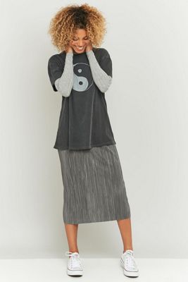 Light Before Dark Pleated Midi Skirt