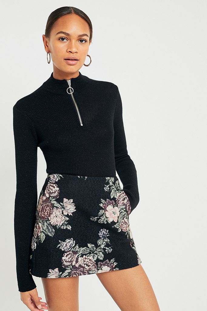 Pins & Needles Floral A-Line Mini Skirt | Urban Outfitters UK