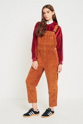 mustard corduroy overalls