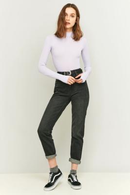 urban outfitters black mom jeans