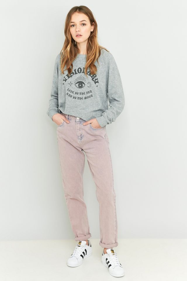 BDG Acid Washed Pink Mom Jeans | Urban Outfitters UK