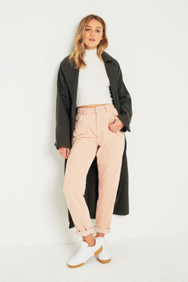 bdg pink corduroy mom jeans