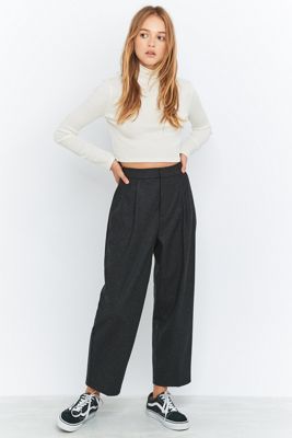 Light Before Dark Grey Flannel Cocoon Trousers