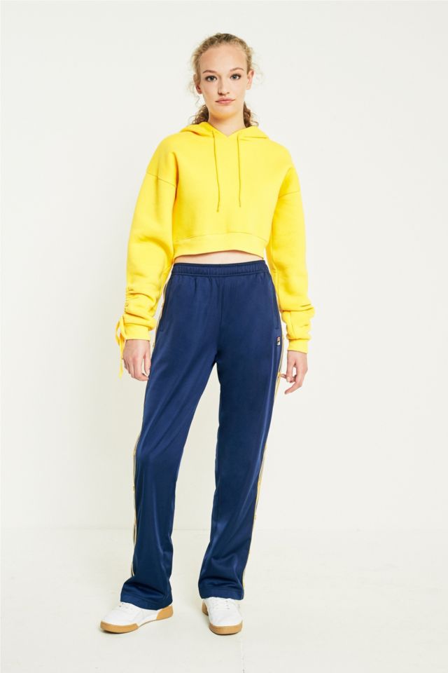 FILA Lauren Navy Popper Track Pants | Urban Outfitters UK