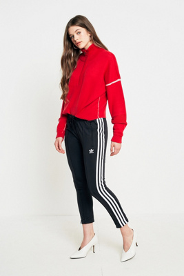 adidas 3 stripes slim fit track pants