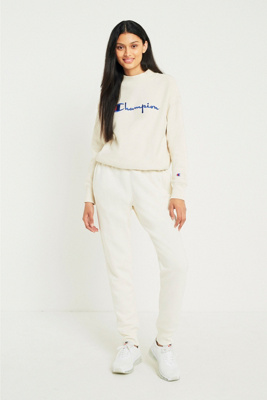 champion reverse weave cream