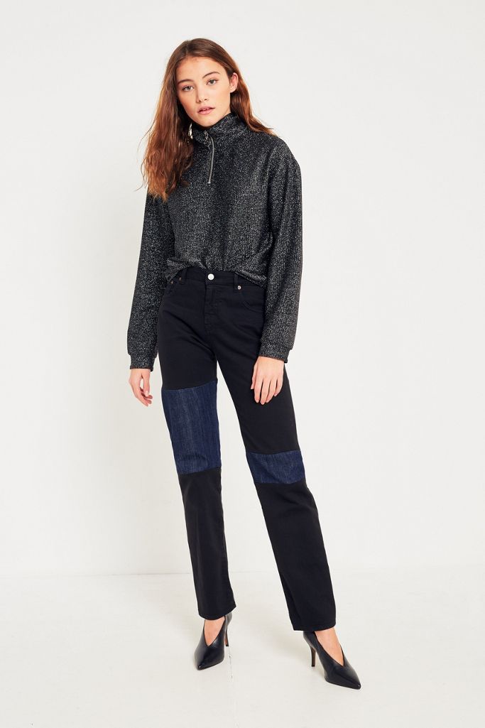 MM6 Patched Boyfriend Jeans Urban Outfitters UK