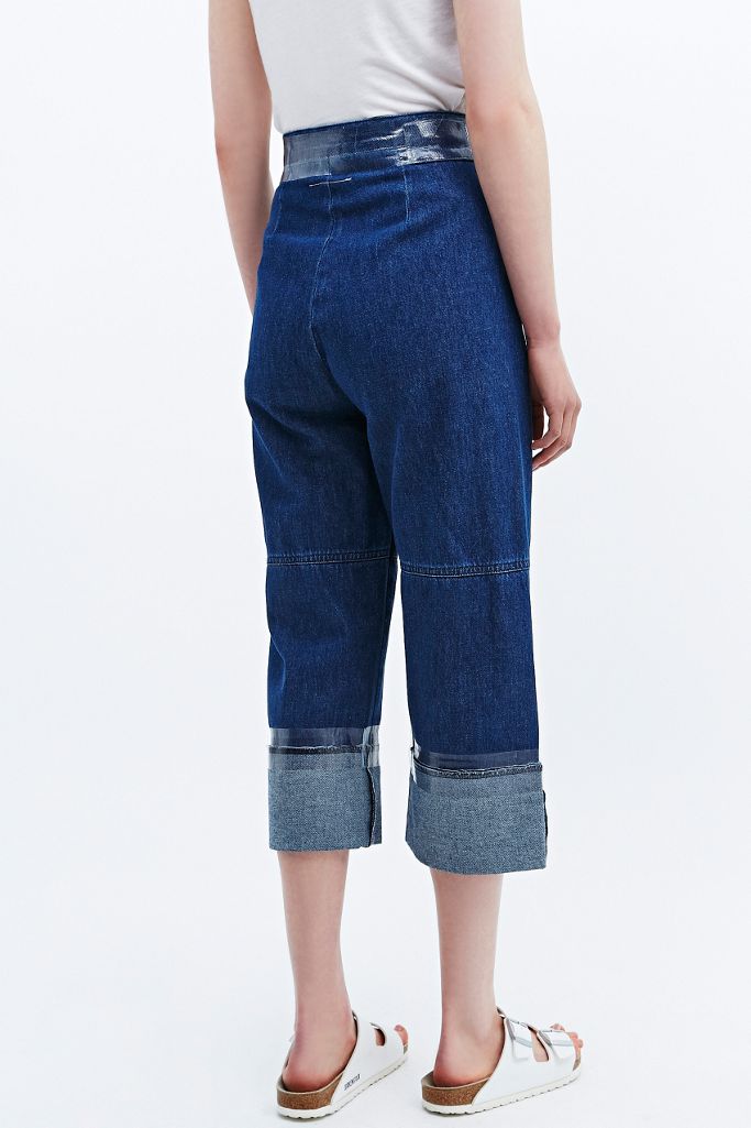 Mm6 Langer Jeans Hosenrock Urban Outfitters De