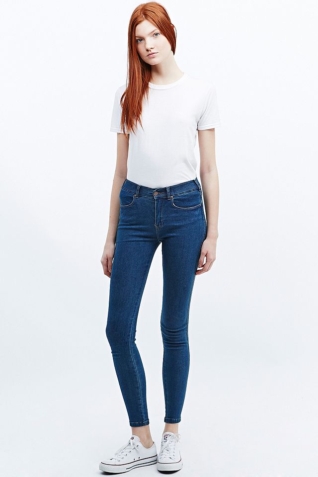 Dr. Denim Lexi Jeans in Mid Blue | Urban Outfitters UK