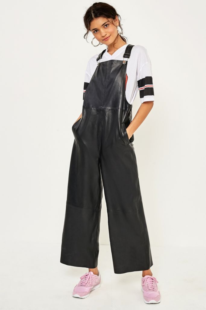 Gestuz Angelina Leather Jumpsuit | Urban Outfitters UK