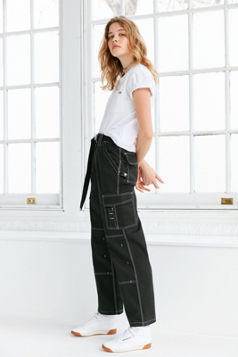 dickies black carpenter trousers