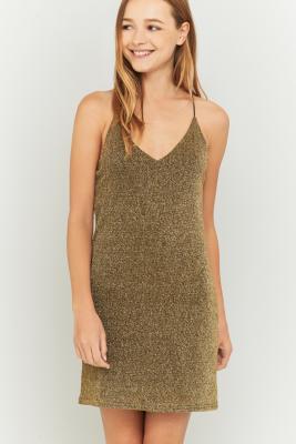 glitter slip dress