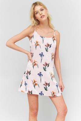 urban outfitters pink slip dress