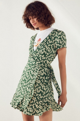 urban outfitters green dress