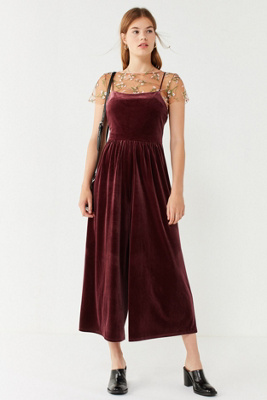 urban outfitters purple jumpsuit