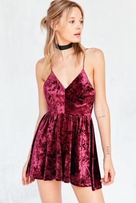 velvet jumpsuit urban outfitters