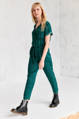 green jumpsuit urban outfitters