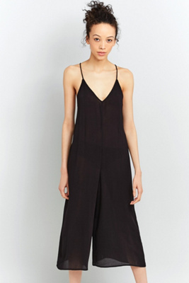 crinkle jumpsuit culotte