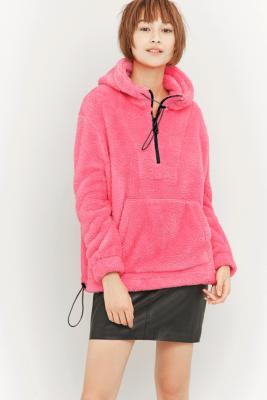 teddy hoodie urban outfitters