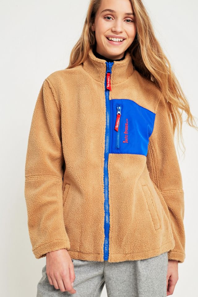 iets frans… Fleece Zip-Through Jacket | Urban Outfitters UK