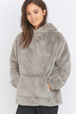 fuzzy hoodie urban outfitters