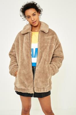urban outfitters teddy jacket