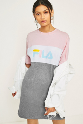 fila t shirt dress urban outfitters