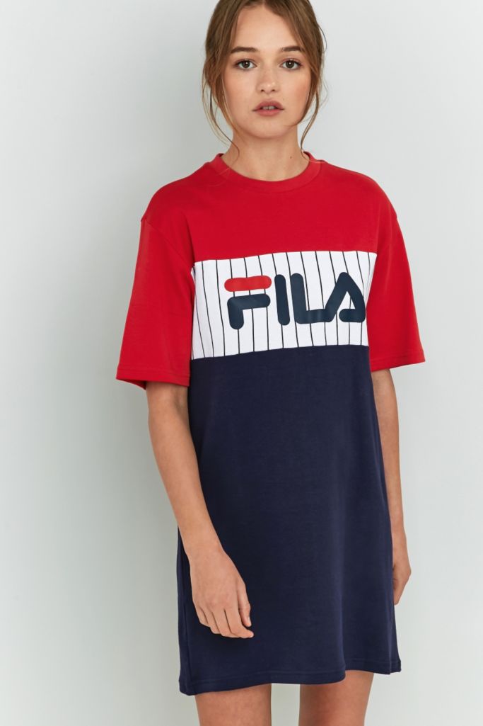 Fila Ruby T Shirt Dress Urban Outfitters Uk