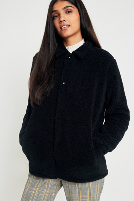 urban outfitters fila teddy jacket