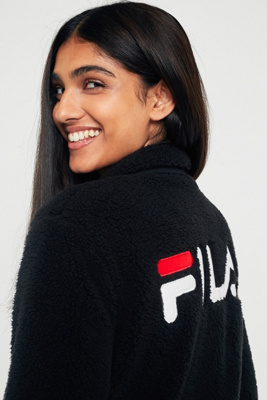 urban outfitters fila teddy jacket