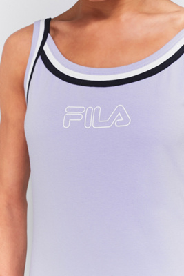 purple fila dress