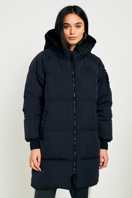 adidas black puffer jacket women's