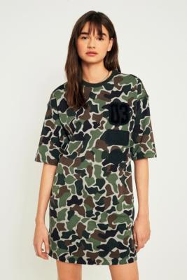 camouflage t shirt dress womens