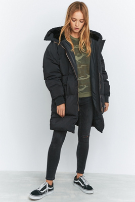 adidas long puffer