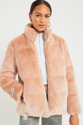 faux fur hoodie mens urban outfitters